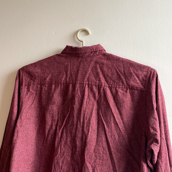 Burgundy Button Down Mountain Ridge XXL - Picture 6 of 8
